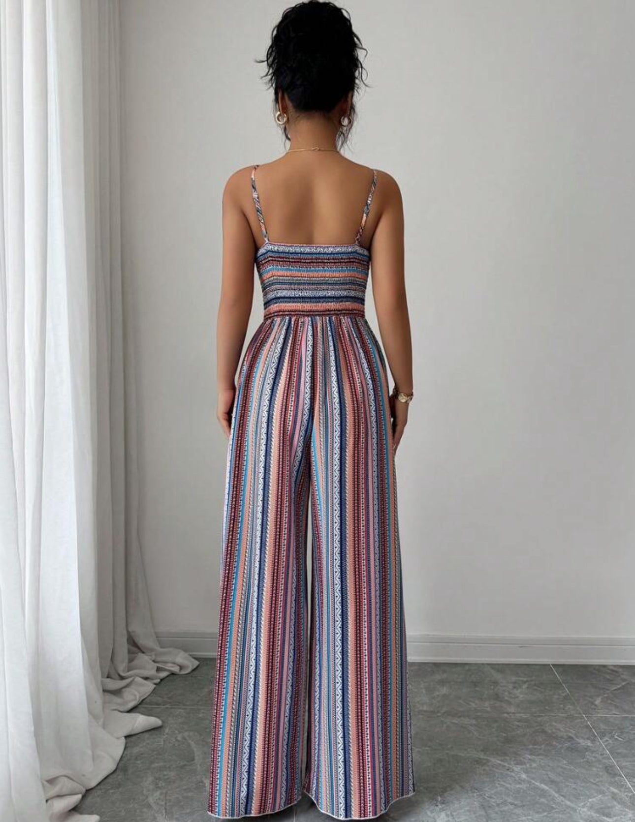 Jumpsuit multicolor tirantes finos