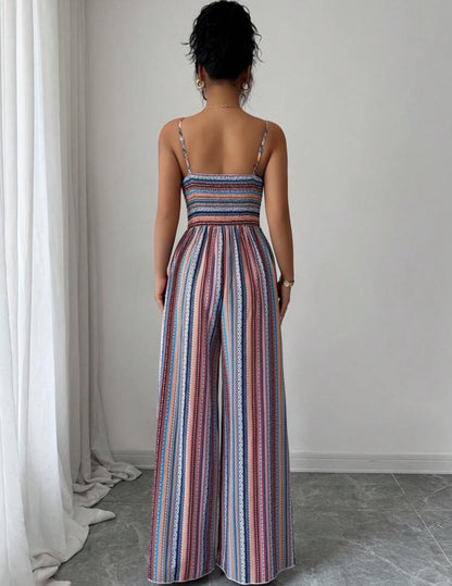 Jumpsuit multicolor tirantes finos