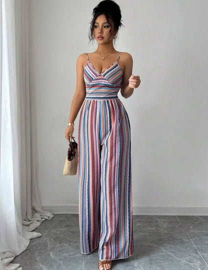 Jumpsuit multicolor tirantes finos