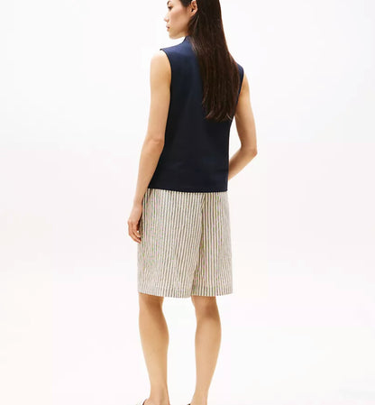 Camisa azul marino Tommy Hilfiger mockneck