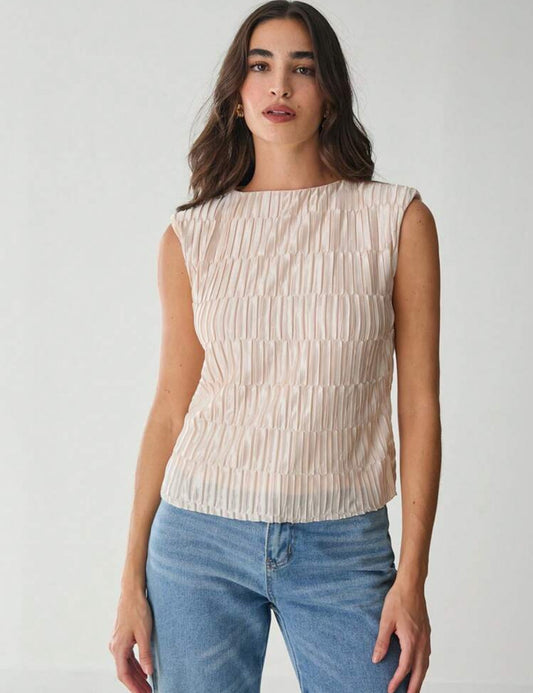 Camisa beige casual