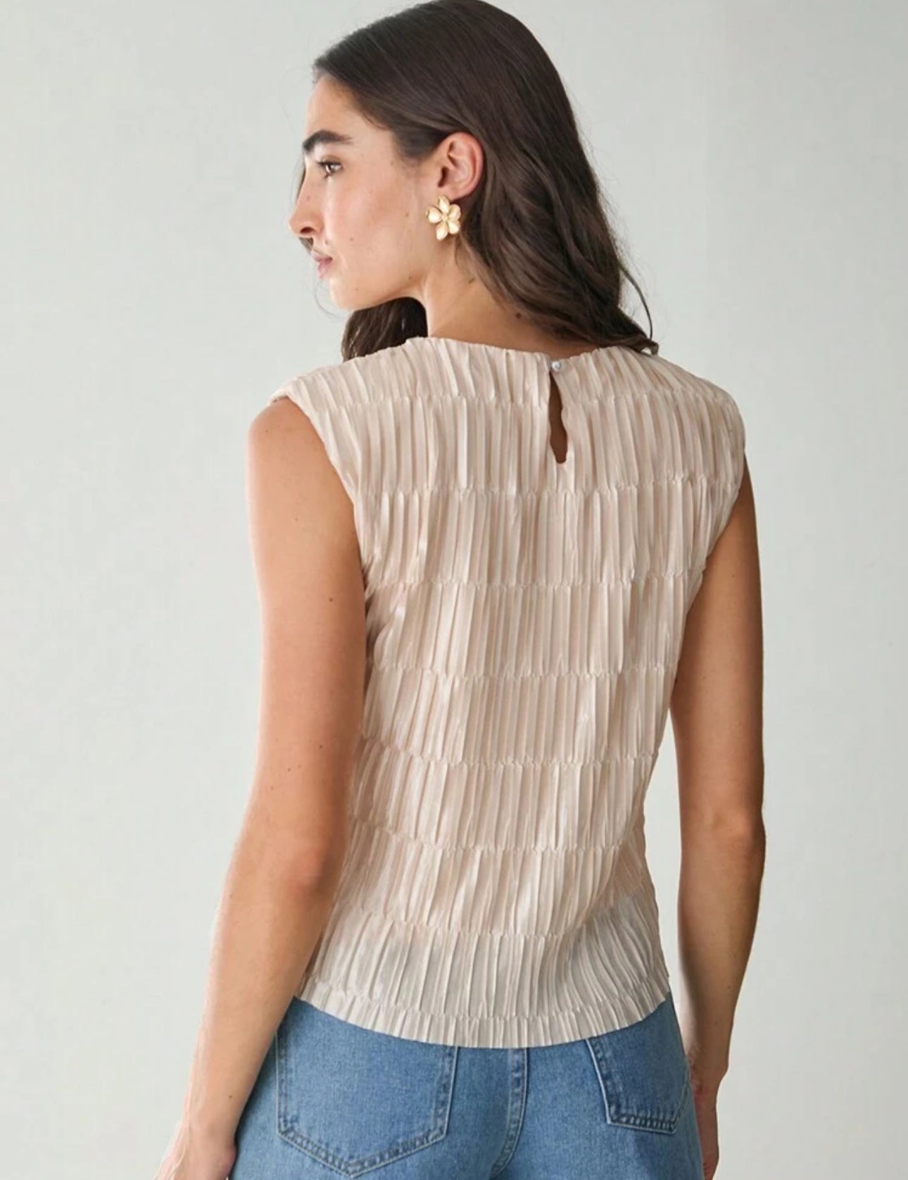 Camisa beige casual