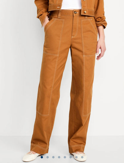 Pantalón high-waisted utility