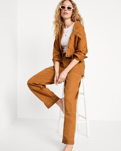 Pantalón high-waisted utility