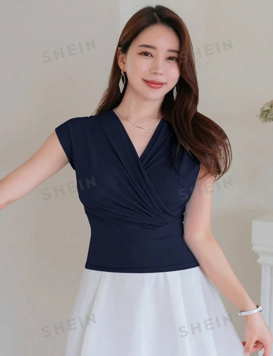 Camisa cuello V