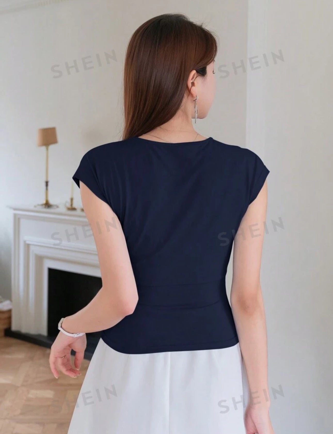 Camisa cuello V