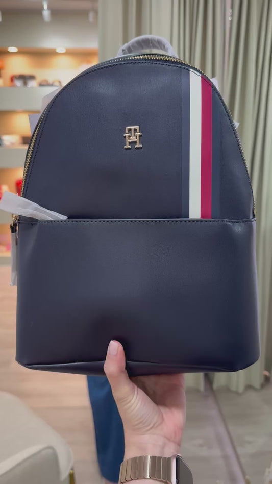 Mochila de rayas Tommy Hilfiger