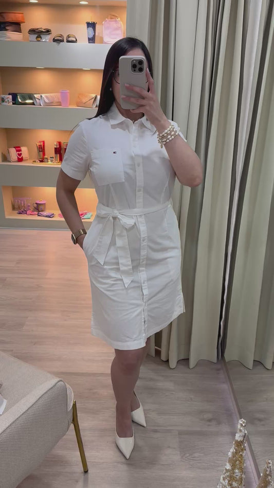 Vestido blanco Tommy Hilfiger