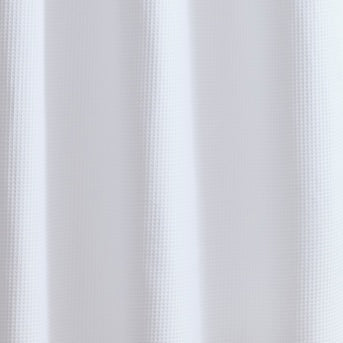 1 Cortina de Baño Blanca Allen + Roth 72.0-in W x 72-in L White Solid Polyester Shower curtain