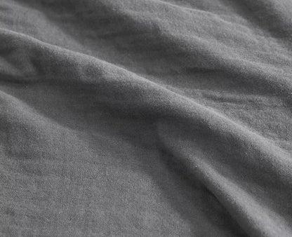 100% Cotton Gauze Bed Blanket - Clean Spaces, 1 cobija, Gris, Queen