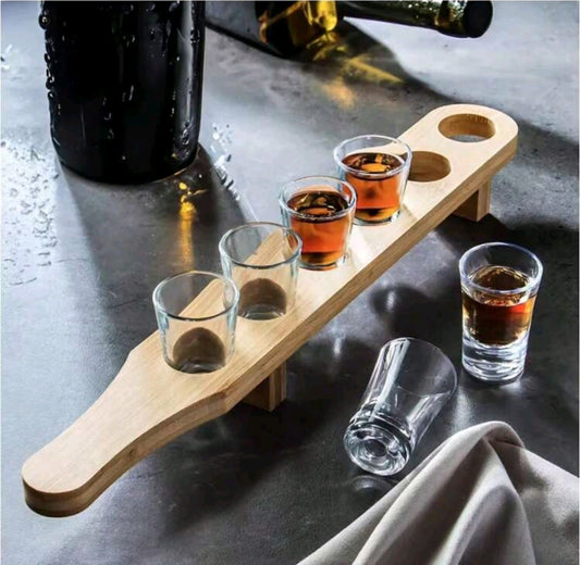 Bandeja para vasos de shots de tequila