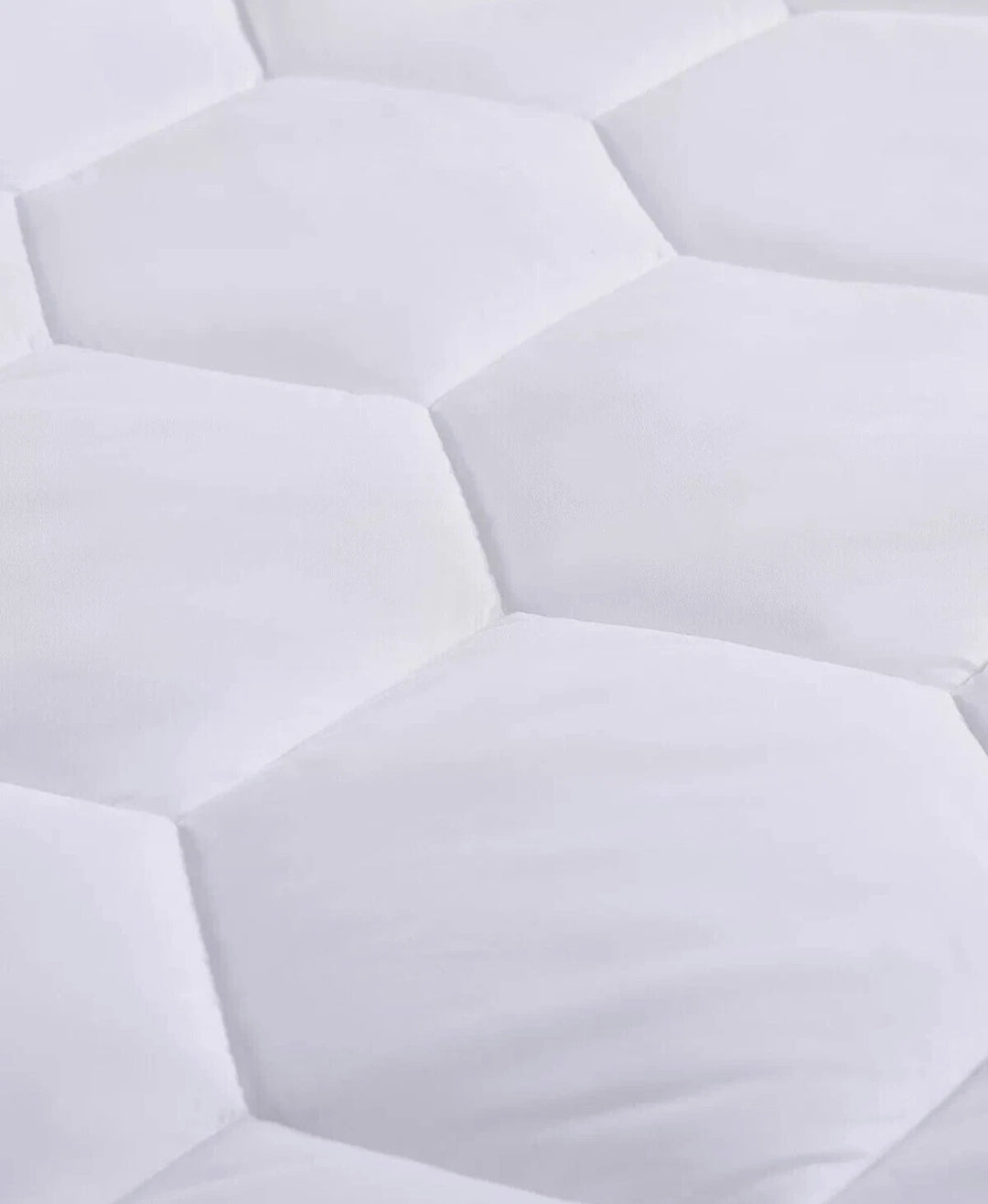 Royal Luxe
Classic Quilted Down Alternative Mattress Pads, Protector de colchón con acolchonamiento extra, Blanco, Full 54" x 75" + 12"