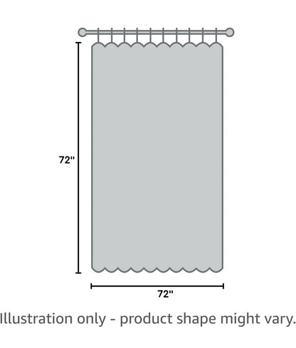 Madison Park Metro Bathroom Shower, Textured Woven Clipped Design Modern Mid-Century Privacy Bath Fabric Curtains, 72"x72" Sand (Color Arena), 1 Cortina de Baño