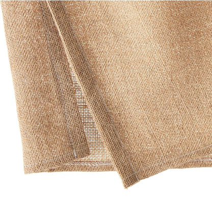Greenland Home Burlap Bed Skirt, Natural, Falda para Cama, Queen