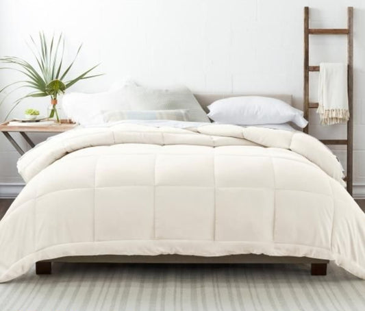 Ienjoy All Season Down Alternative Comforter, 1 Edredón Blanco, King