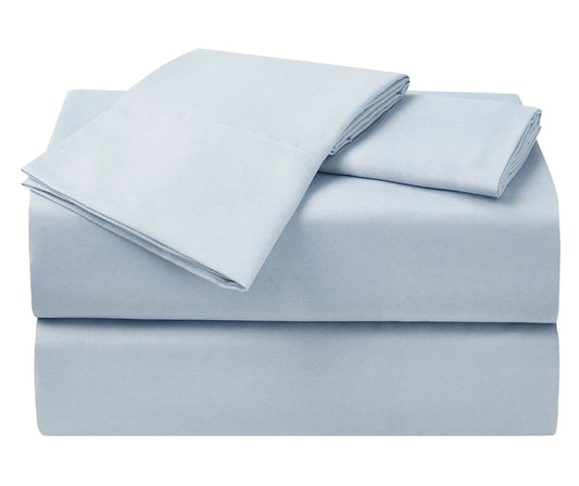 Signature Collection - Brushed Fiber Sheet Set, 4 Piezas, Azul, King
