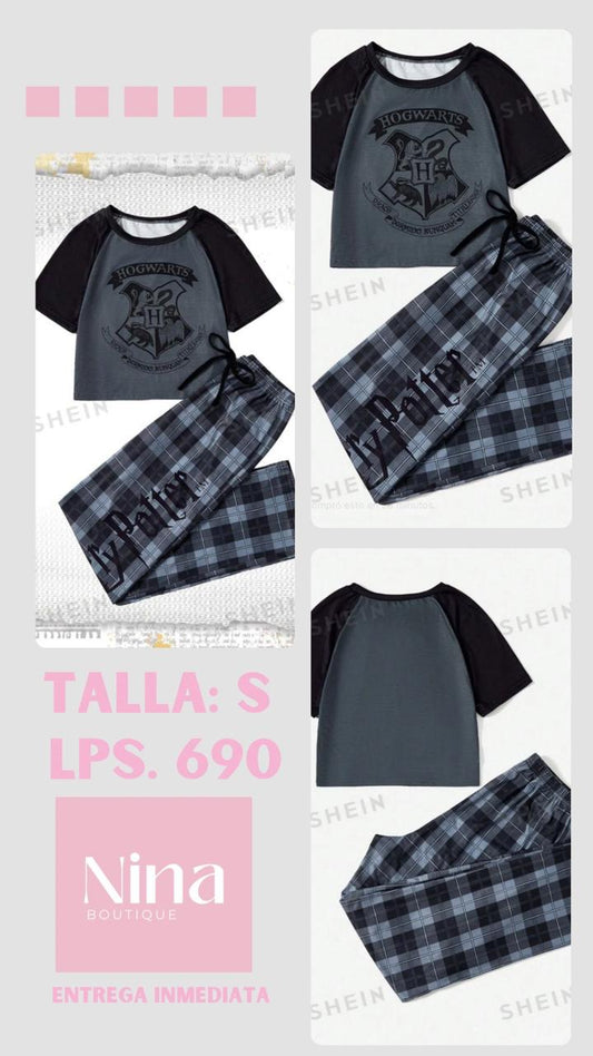 Set de pijama negra de Harry Potter