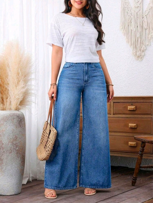 Jean azul casual slim fit de uso diario