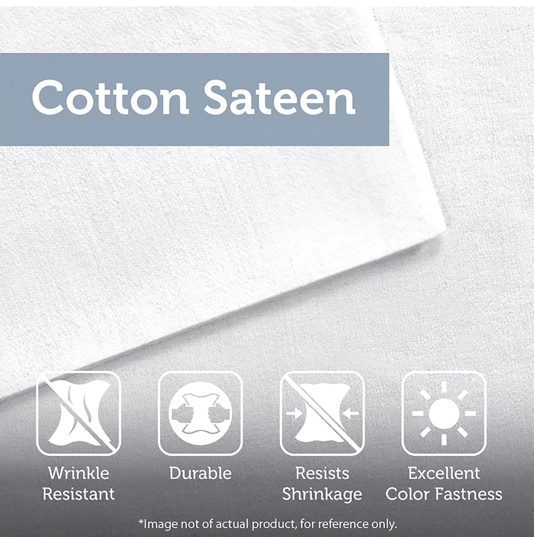 Harbor House Cozy Cotton Comforter Set - Classic Modern Design, All Season Down Alternative Casual, 6 Piezas, Verde, King