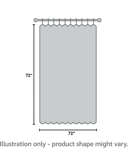 Tommy Bahama - Fabric Shower Curtain, Tropical Lightweight Style, Hook Holes Top (Casablanca Garden Grey, 72" x 72")