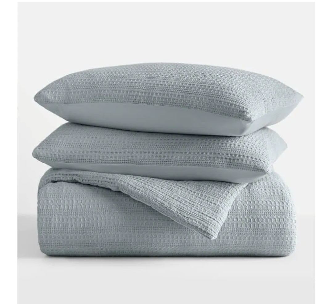 Ienjoy Textured Comforter Set - 2 Piezas, Azul, Twin/Twin XL