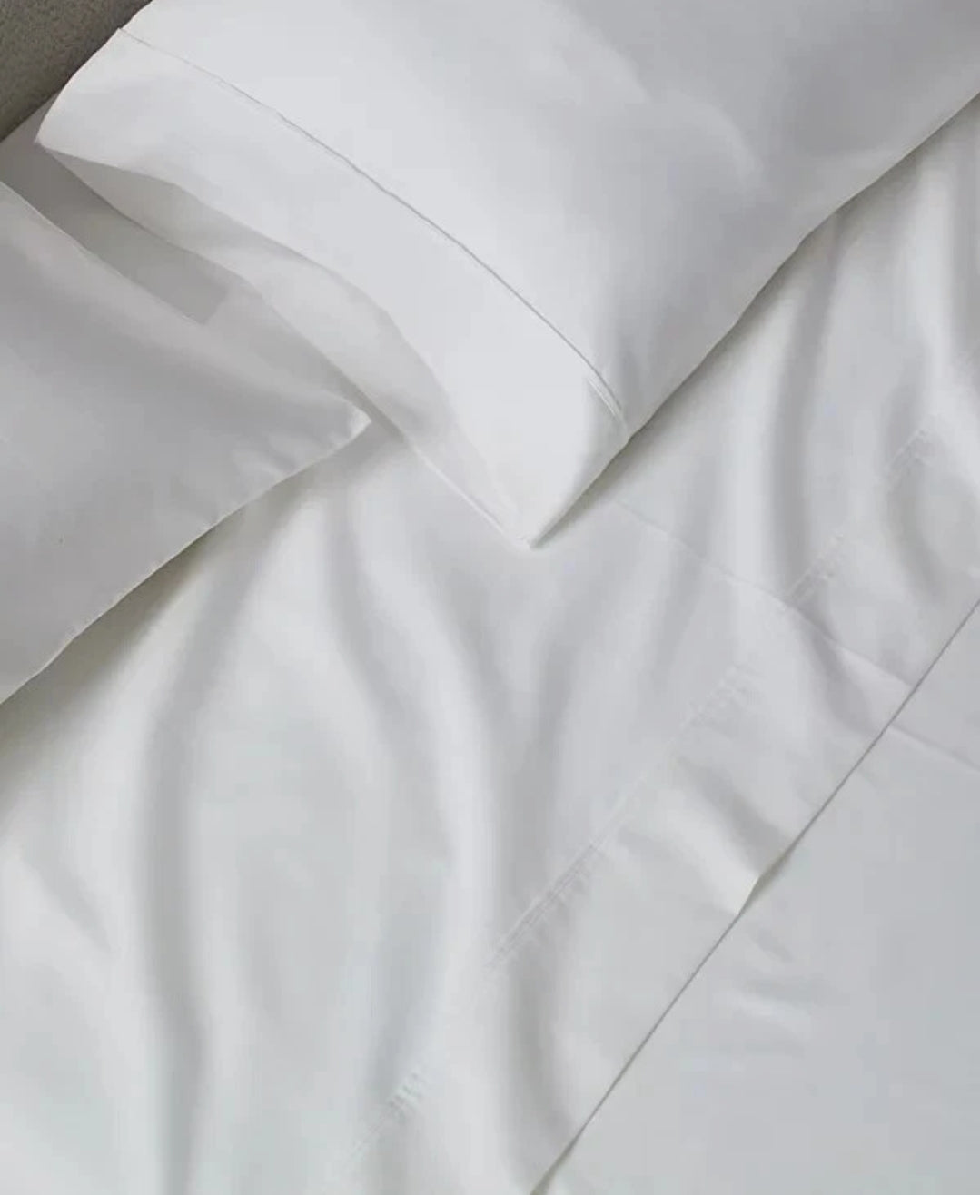 FAIRFIELD SQUARE 800-Thread Count Bedding Sheet Set, 4 Piezas, Blanco, King
