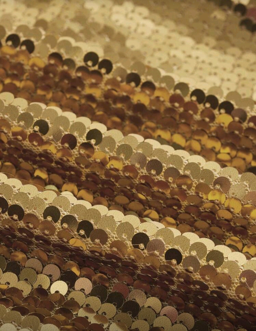 Minifalda Dorada Ajustada de Lentejuelas