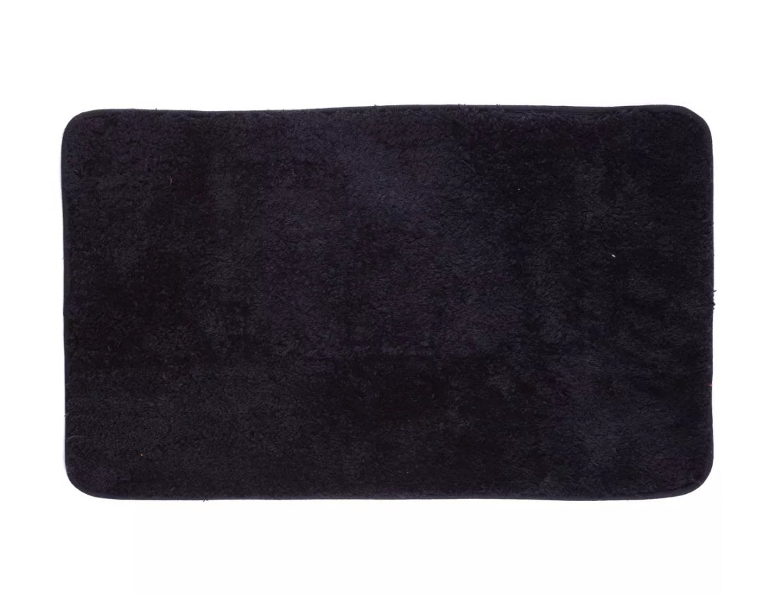 Florence Bathroom Rug Set, 3 Piezas, Negro