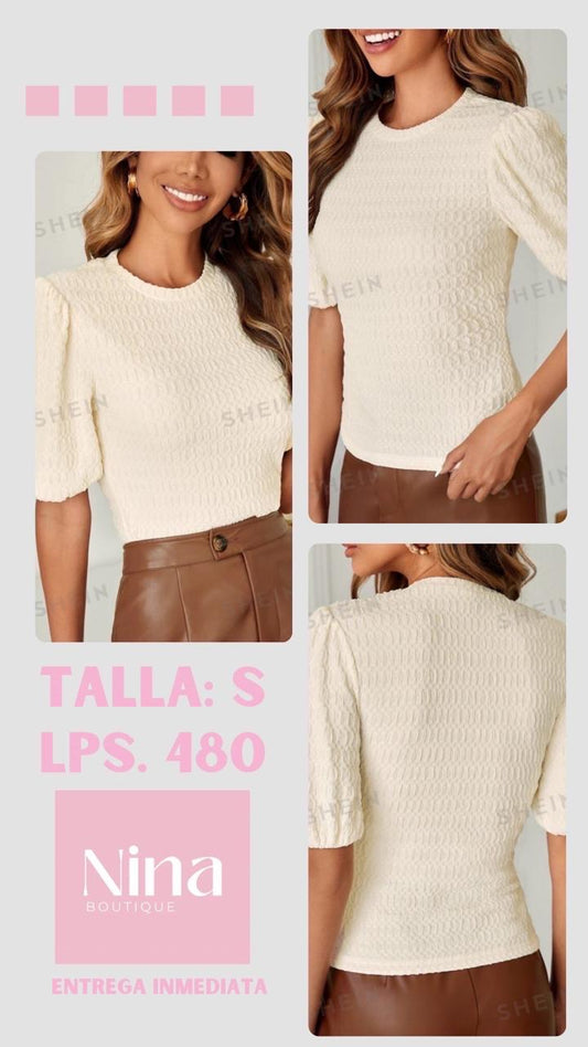 Blusa color crema