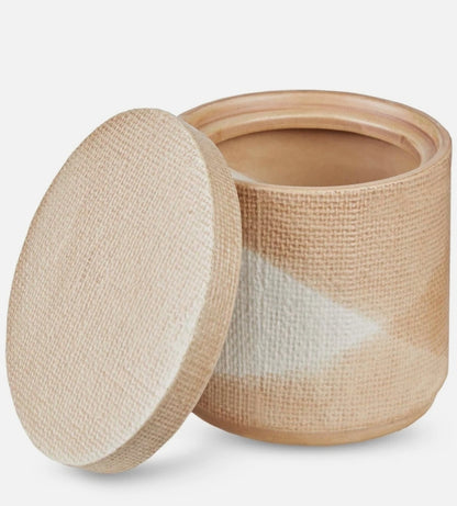 Décor Studio Brooklyn Ceramic  Bath Accessory Set, Set de 3 Piezas, Café (Dispensador de Jabón, Tarro para Algodón, Bandeja)
