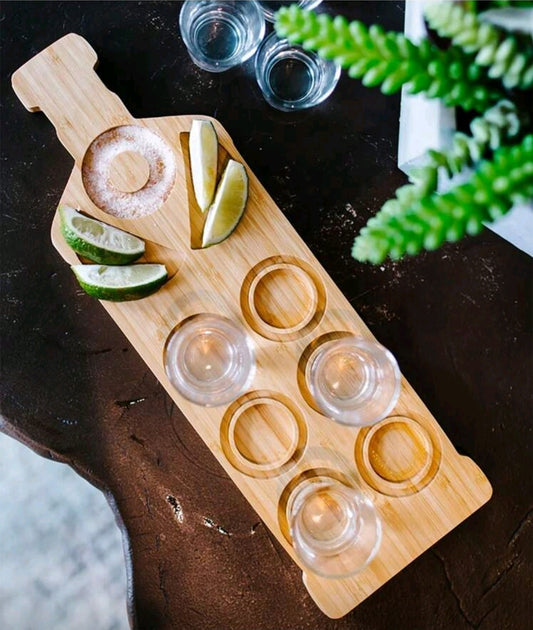 Bandeja de Fiesta para shots de Tequila